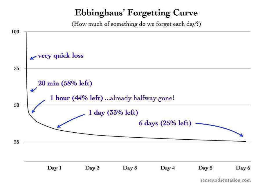 forgetting curve